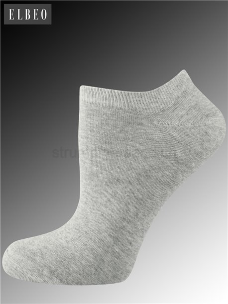 Bio Baumwolle (3er Pack) 35-38 hellgrau mel.