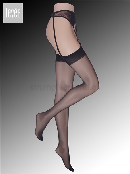 Strapsstrümpfe (Doppelpack) schwarz 42-44