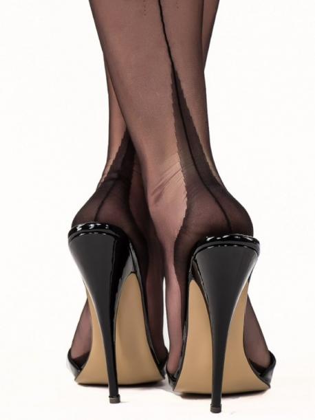 Nylons pointed heel 150 -157cm schwarz