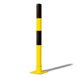 MORION-Swing selbstaufrichtend Ø 76 mm verzinkt, gelb-schwarz lackiert