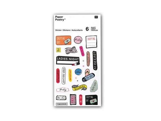 Aufkleber PaperPoetry Agendasticker Magical Summer, Organisation