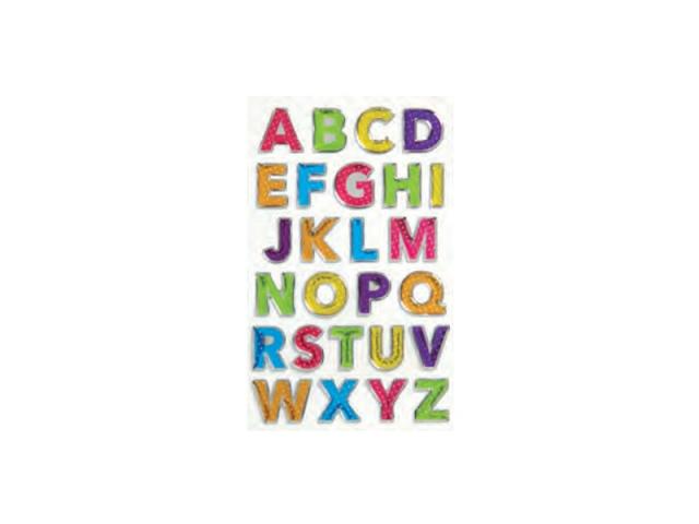 Aufkleber bsb Creative-Sticker Metallic Alphabet Blisterpackung