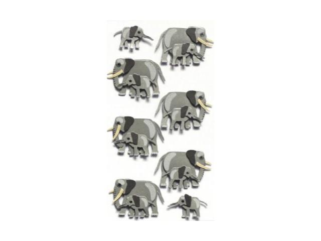 Aufkleber Artoz Artwork Elefant mit Baby