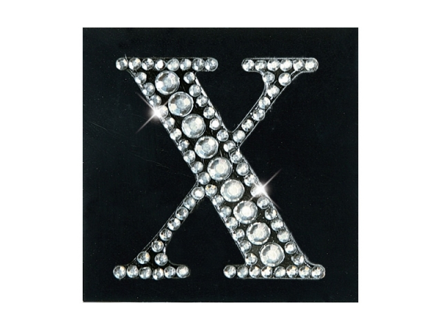 Aufkleber Artoz Crea Motions Strass Buchstaben X