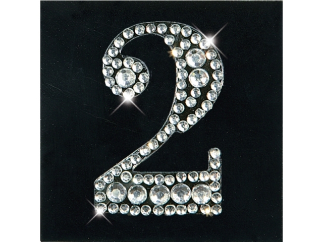 Aufkleber Artoz Crea Motions Strass Zahlen 2