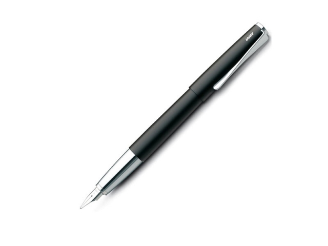 Füllfeder Lamy Studio schwarz M rostfreier Edelstahl matt