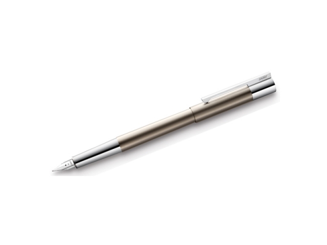 Füllfeder Lamy Scala Titanium F aus Edelstahl gefertigt