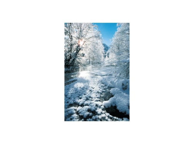 Karte Natur Verlag Winterstimmung Doppelkarte 12,2x17,5cm