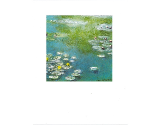 Karte Reiter Monet Claude, Seerosen in Giverny