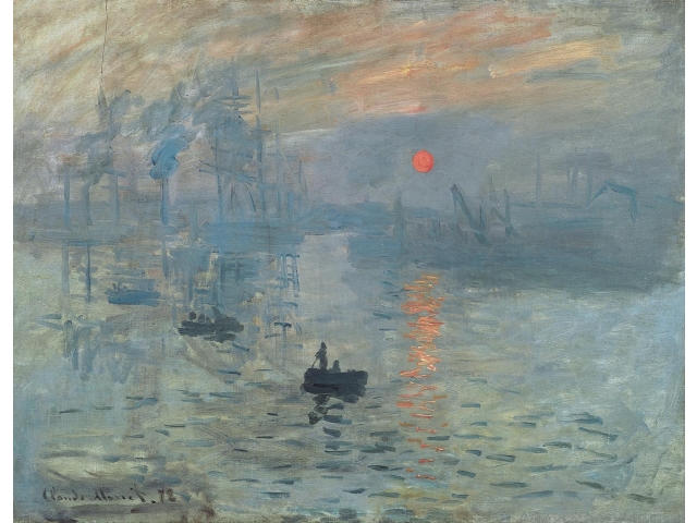 Karte Kunstverlag Claude Monet Impression Soleil levant