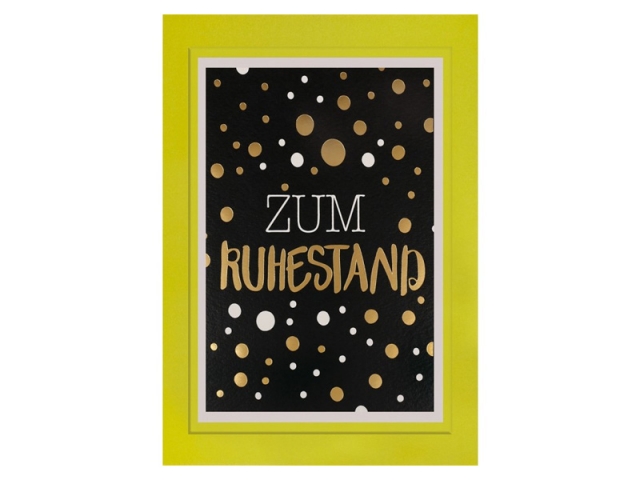 Ruhestandskarte Edel-Line Zum Ruhestand