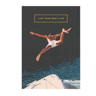 Karte Theartfile Emily Brooks Live your best life A6 10,9x15,5cm