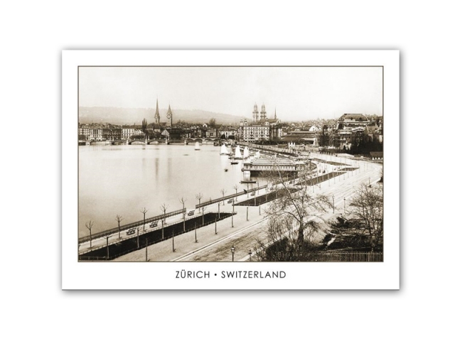 Postkarte Lightmotif Zürich 10,5x14,8cm