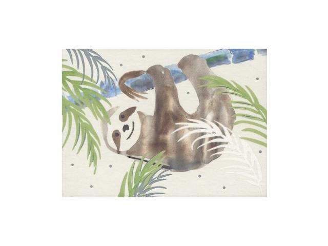 Postkarte Turnowsky 10,5x14,8cm Faultier