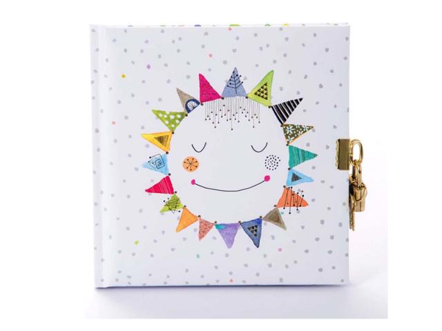 Tagebuch Goldbuch Turnowsky Happy Sun mit Schloss