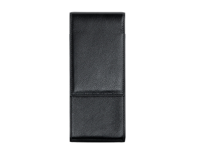 Stiftetui Lamy Leder schwarz, 3 Stifte, matt, genarbt, Leder