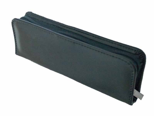 Stiftetui ASL Cardiff Leder glatt schwarz für 3 Stift