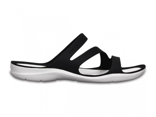 Crocs Ws Swiftwater Sandal black white W10 EU 41-42