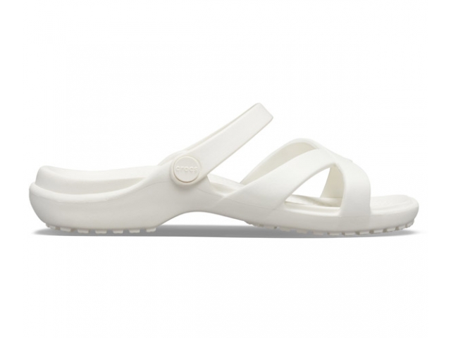 Crocs Meleen Crossband Sandal oyster W08 EU 38-39
