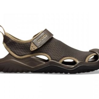 Crocs Mens Swiftwater Mesh Deck Sandal espresso M08-W10 EU41-42 longue