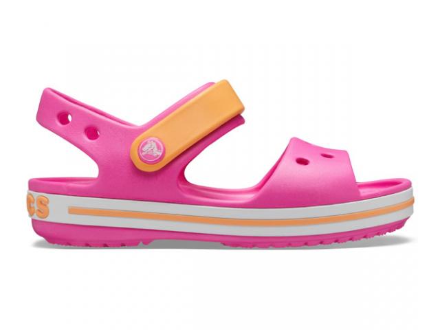 Crocs Ks Crocband Sandal electric pink cantaloupe C12 EU 29-30