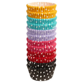 Papierbackförmchen – Polka Dots