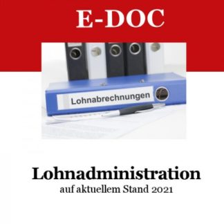 E-Doc Lohnadministration Stand 2021
