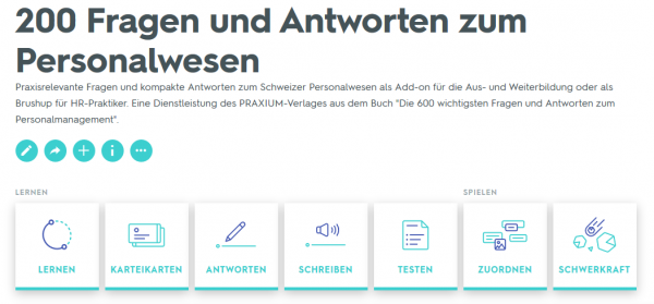 Online Lernkarten zum Personalmanagement
