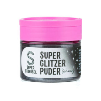 Super Glitzer schwarz