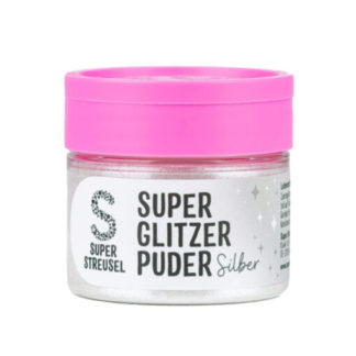 Super Glitzer silber