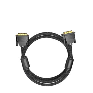 DVI-D Kabel (Variation: Cotton Braided Cable, Länge: 0.5m)