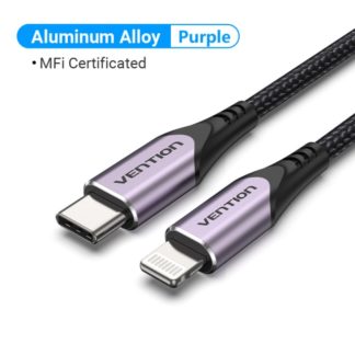 USB-C zu Lightning Kabel (Farbe: Purpur, Länge: 1.5m)