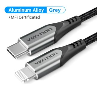 USB-C zu Lightning Kabel (Farbe: Grau, Länge: 1.5m)