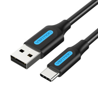 USB-A 3.0 zu USB-C Kabel (Farbe: 480Mbps Schwarz, Länge: 0.25m)