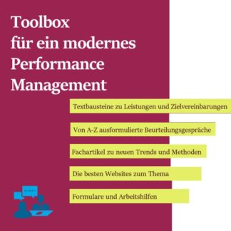 E-Toolbox für ein modernes Performance Management