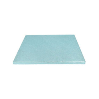 Tortenplatte – quadratisch (30cm) hellblau