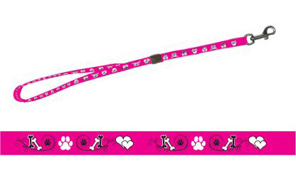Sangle de toilettage - PawPrint noirPink