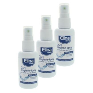 Hygiene Spray Elina 2in1 in Sprühflasche (3 x 50ml)