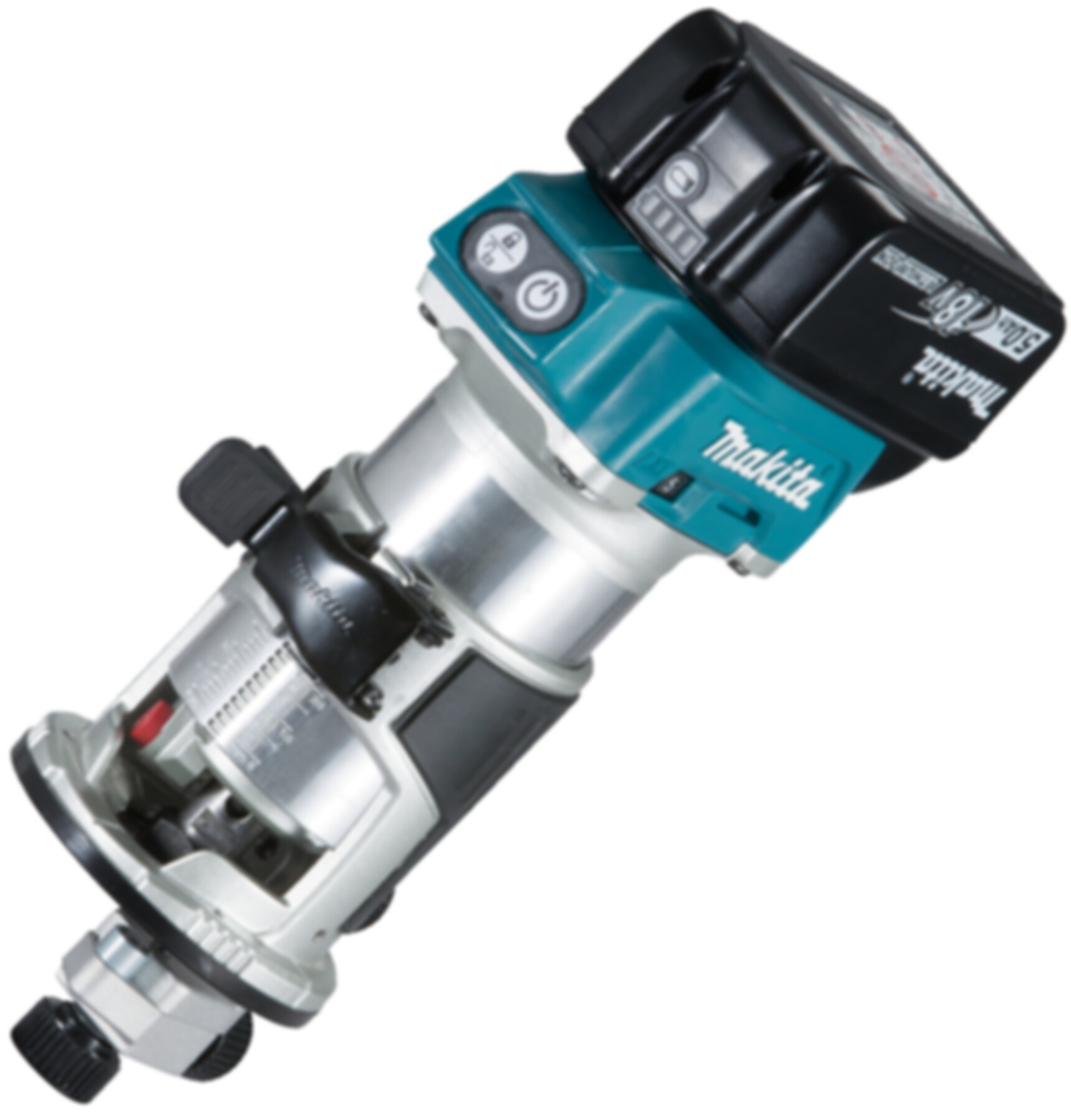 Makita DRT50TJX10 Affleureuse à Accu, 18V, 2 Accus Li-Ion 5.0 Ah ⋆ Ch ...