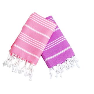 Pestemal Mini Chill Out 2er Set (Farbe: hot pink/purple)
