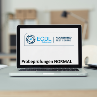 ECDL Advanced: Probeprüfungen NORMAL (Diagnosetest) (Ausbildungstyp: Erstausbildung (bis max. 25-jährig))