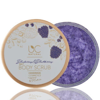 Körperpeeling Salz Blaubeeren-Brombeeren 320g