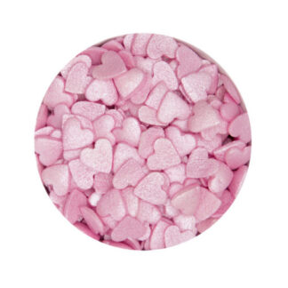 Streudekor – Zuckerherzen, rosa